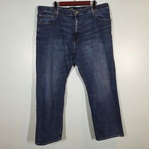Polo Ralph Lauren Hampton Relaxed Straight Jeans Mens 44x30 Dark Wash Blue Denim